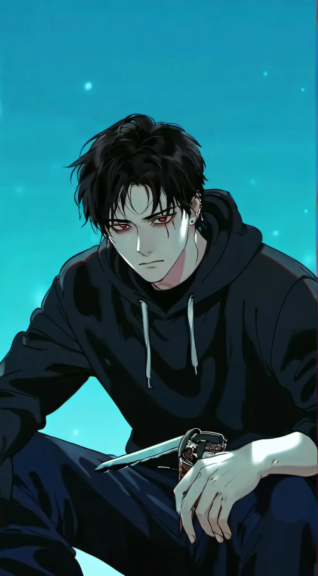 ai character: ash  background