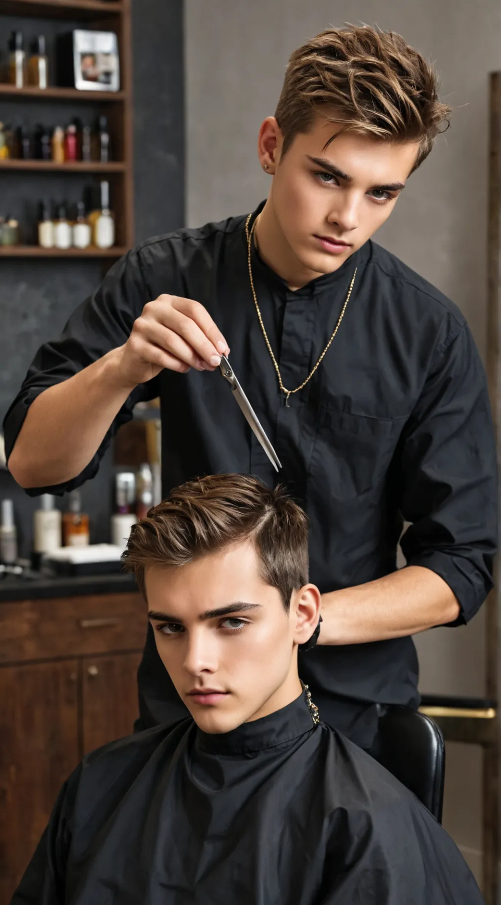 ai character: Kenny and Scott background