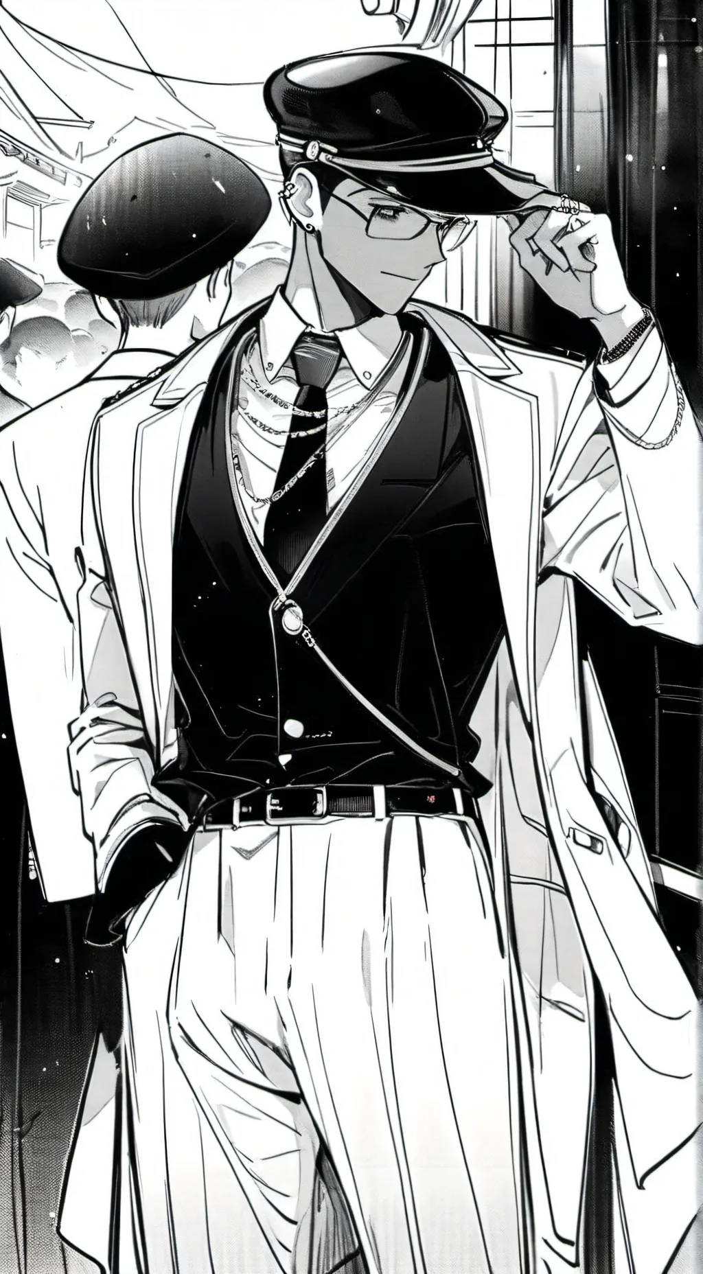 ai character: aleksandre  background