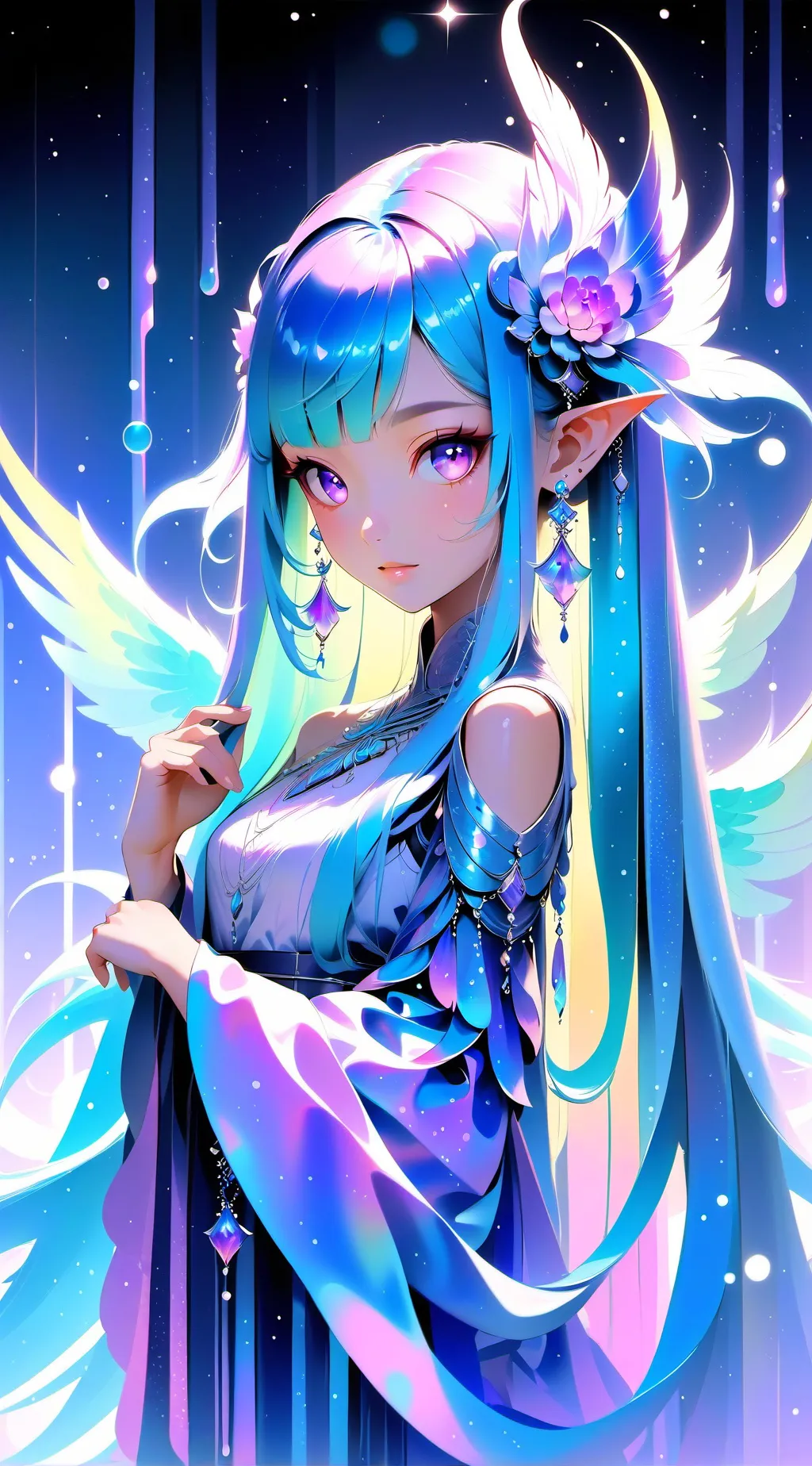 ai character: Marié  background