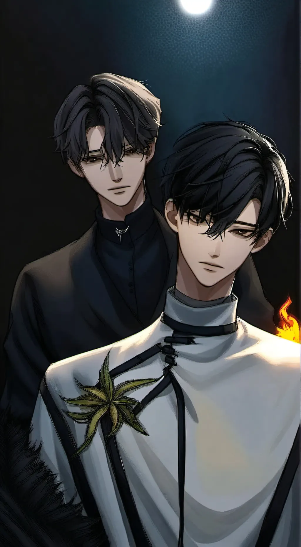 ai character: Alden and Ash background