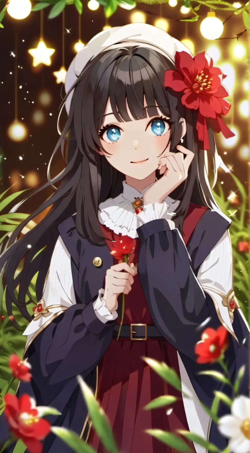 ai character: luna background