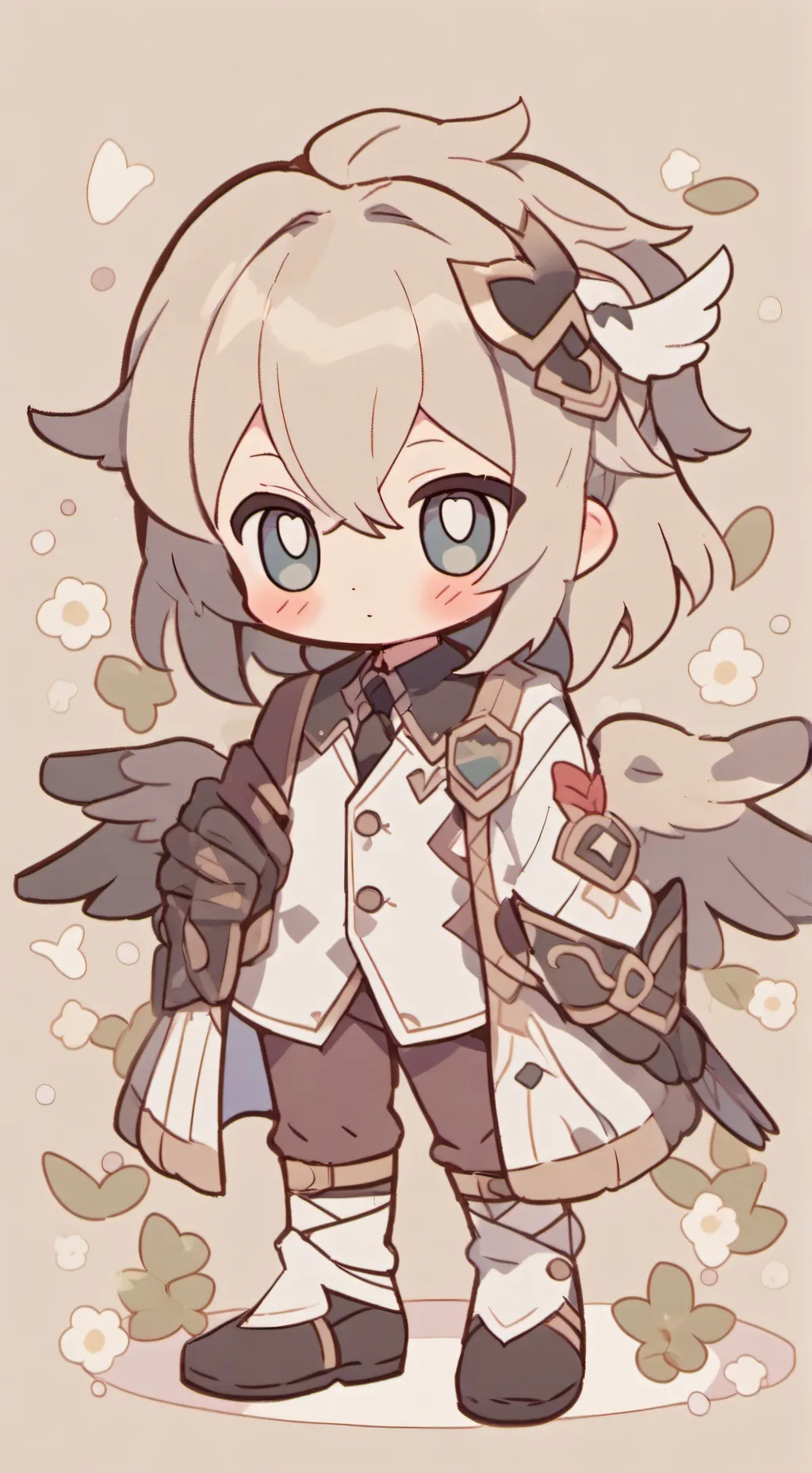 ai character: Mha hawks/dabi background