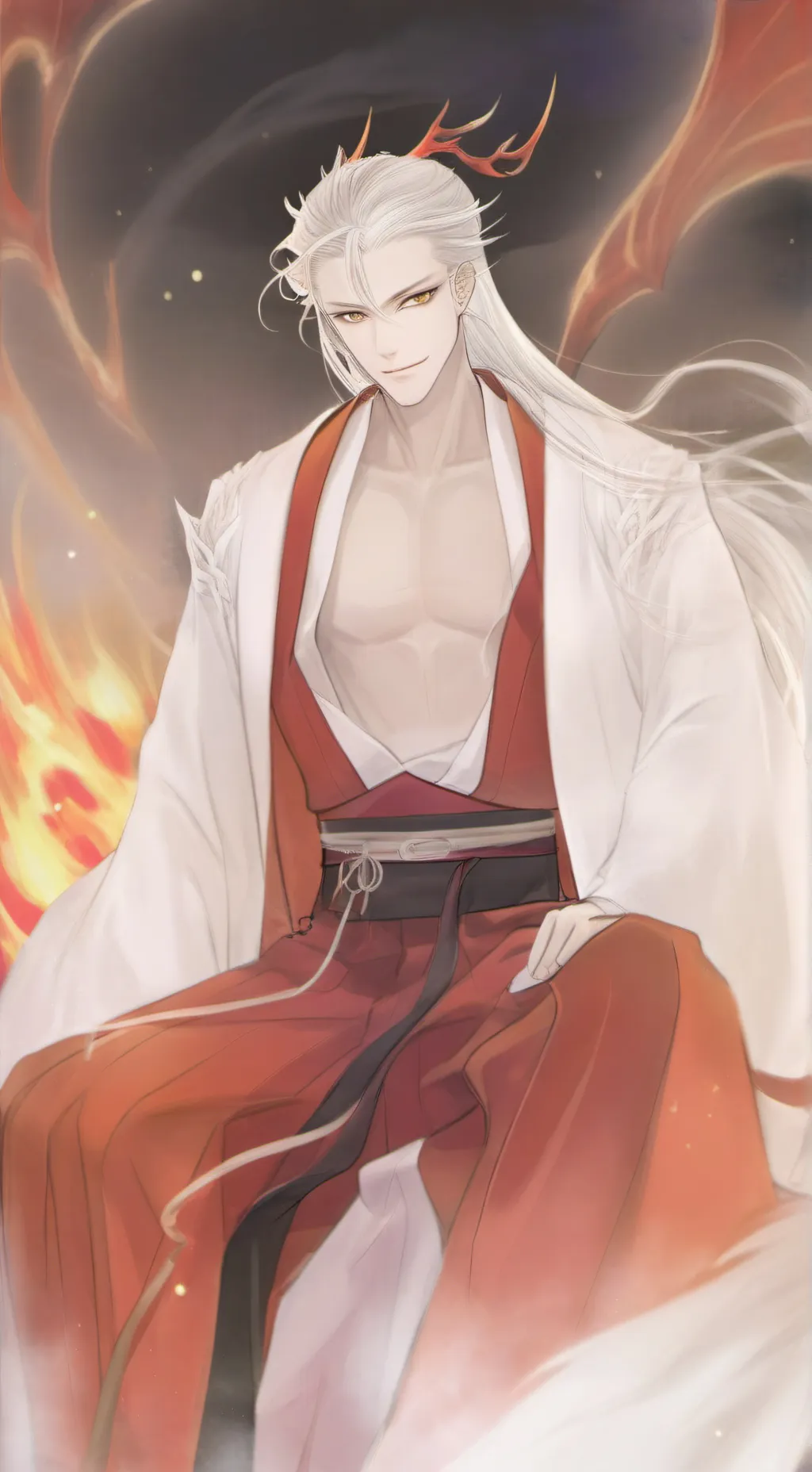 ai character: ds y/n(boy) background