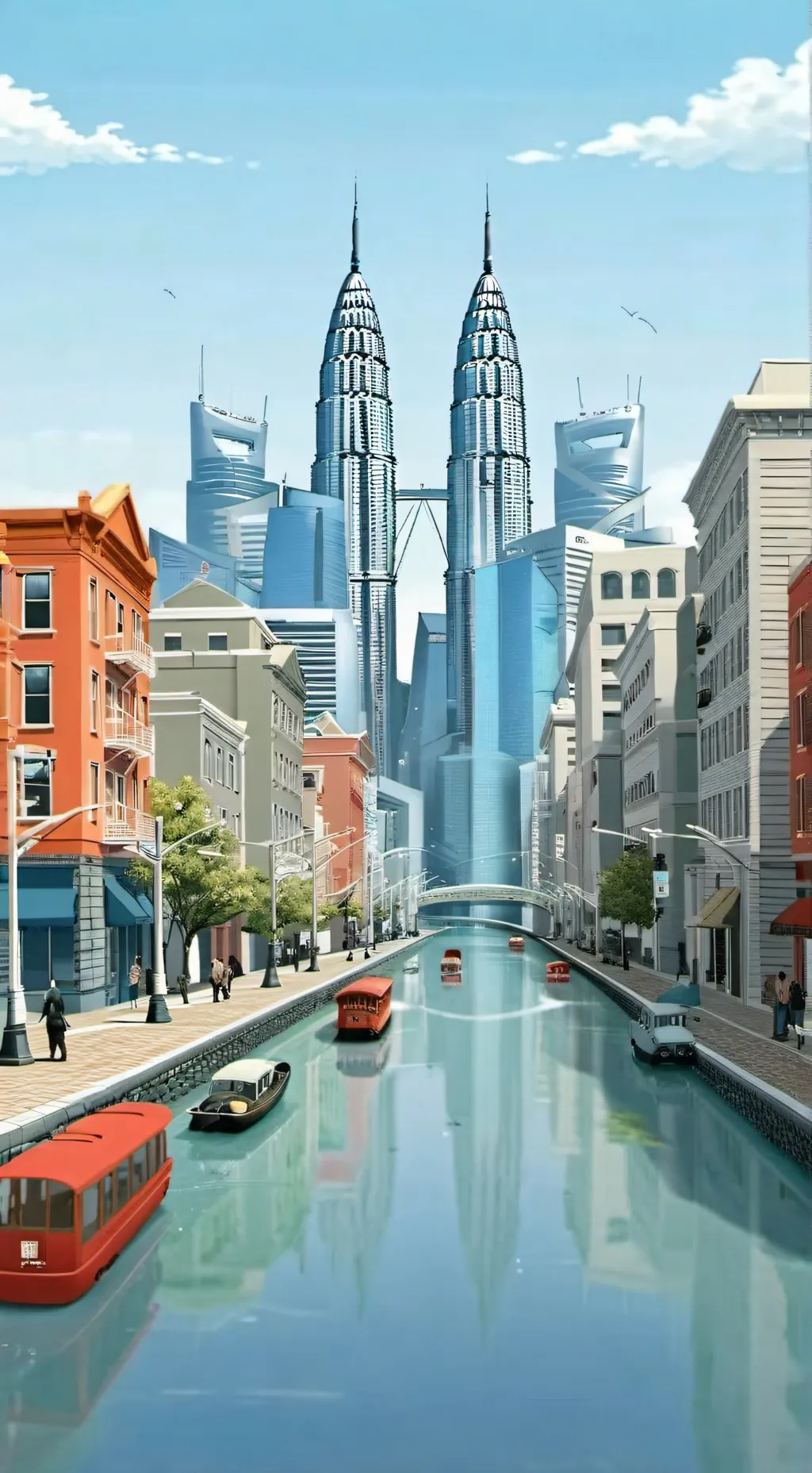 ai character:  Kuala Lumpur  background