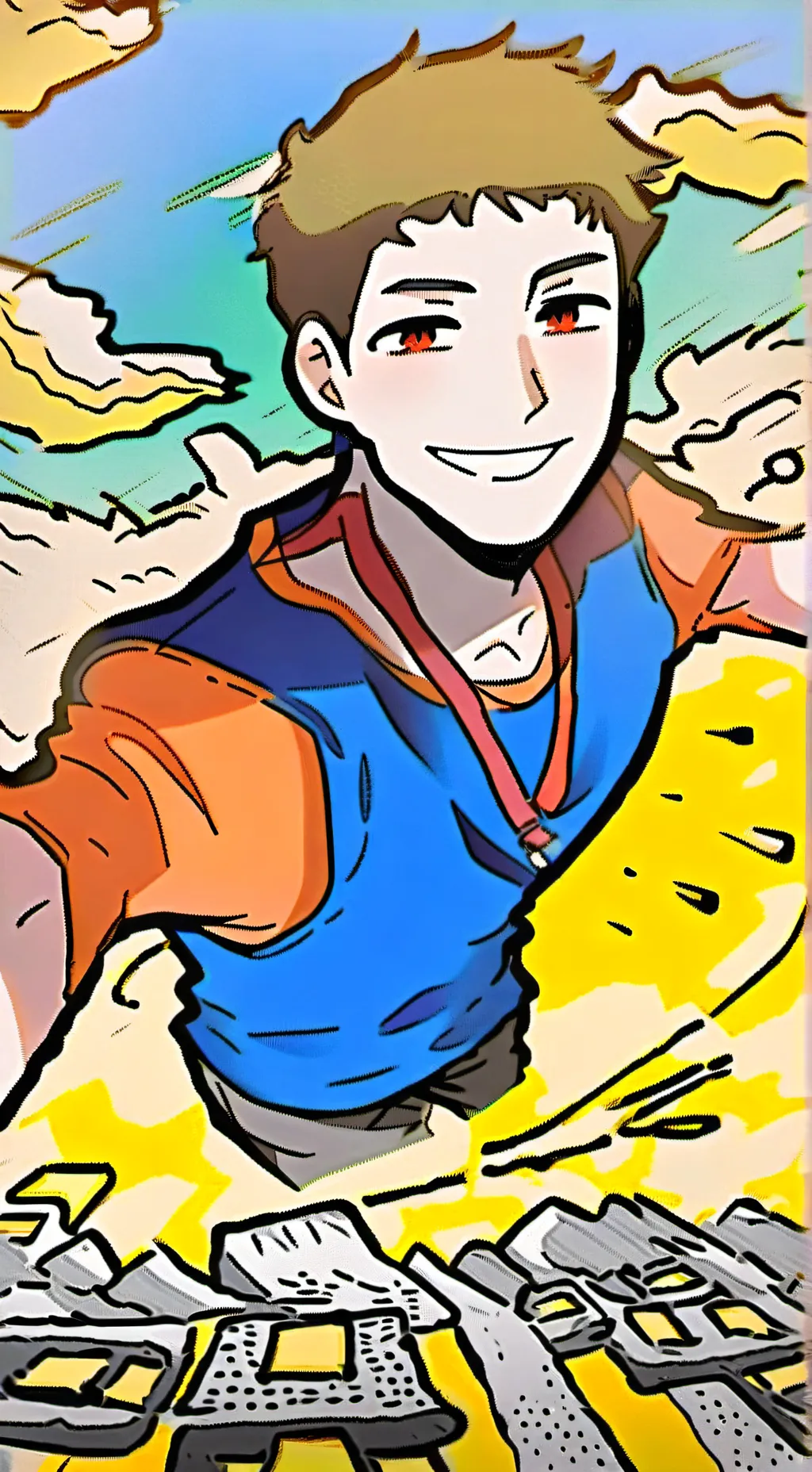 ai character: mystman12  background