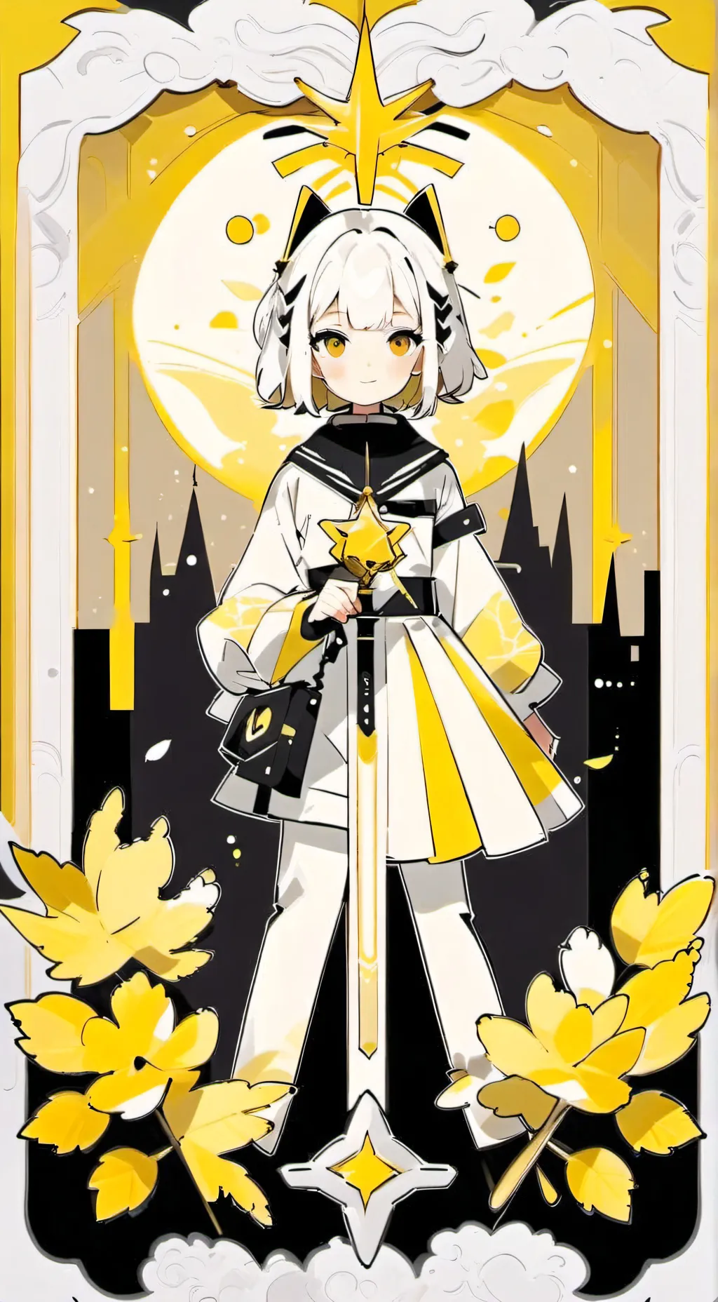 ai character: Rail world  background