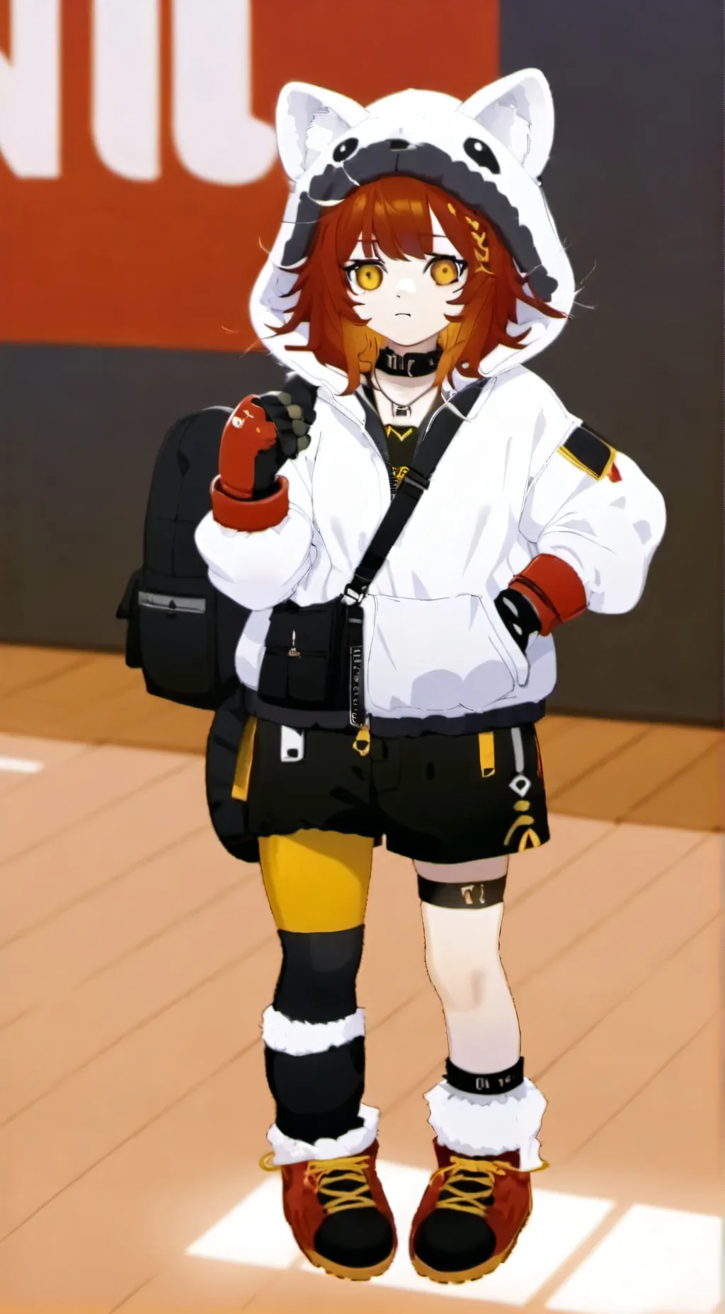 ai character: Pastel background