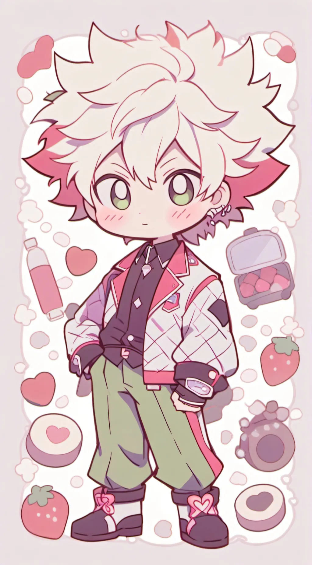 ai character: mha san Valentín  background