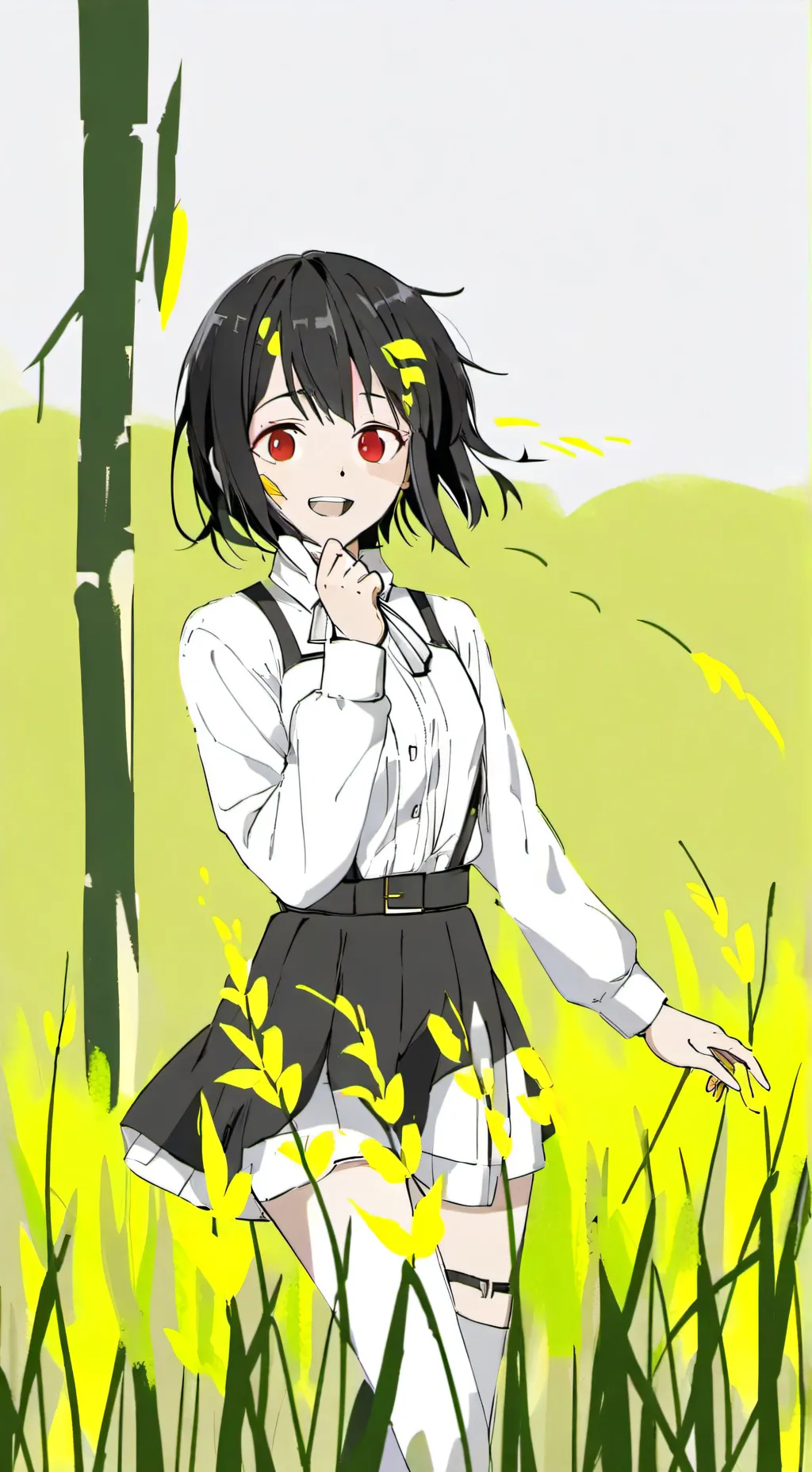 ai character: obanai y mitsuri  background