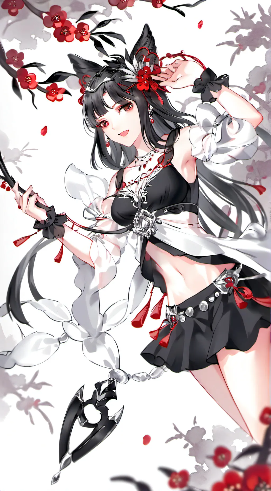 ai character: luna background