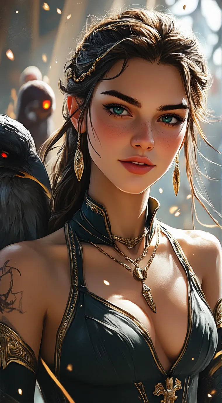 ai character: Ana  background