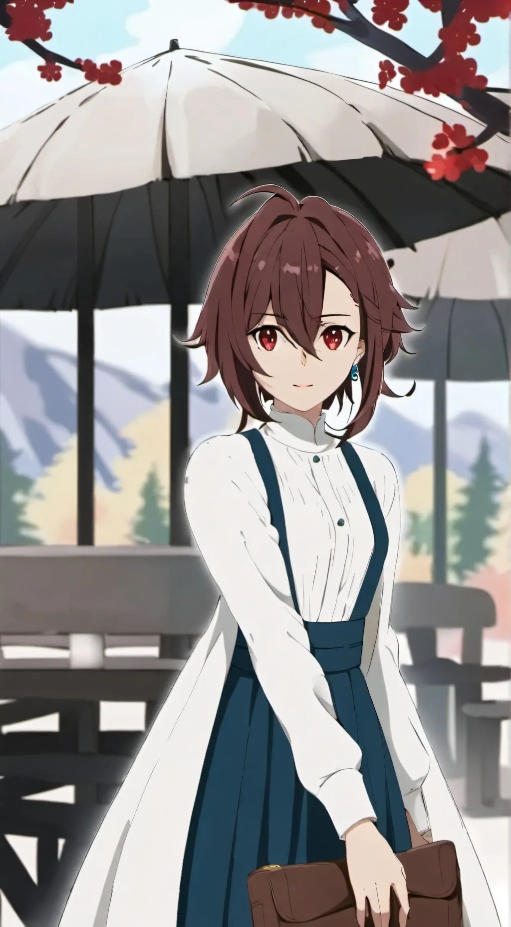 ai character: momo  background