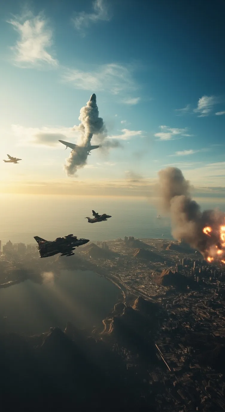 ai character: Las Angeles fight background