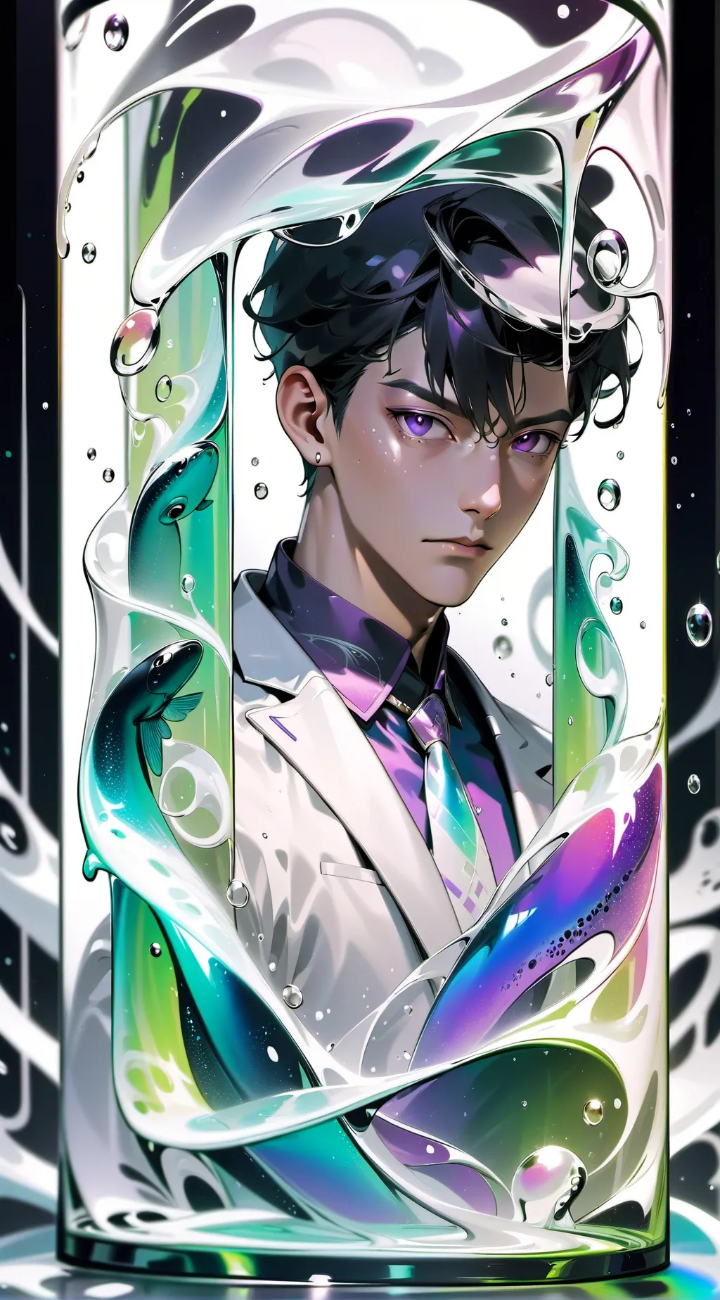 ai character: Thanos background