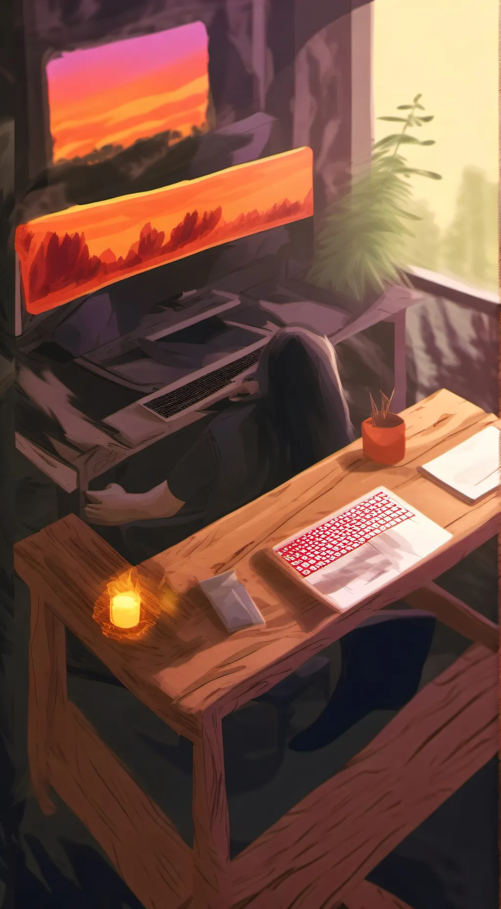 ai character: The Last Hope background