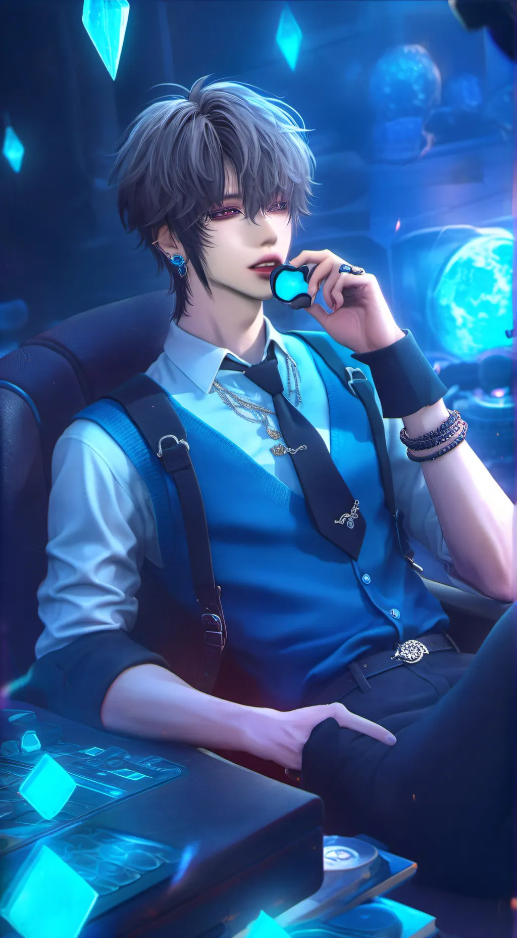 ai character: lucas background