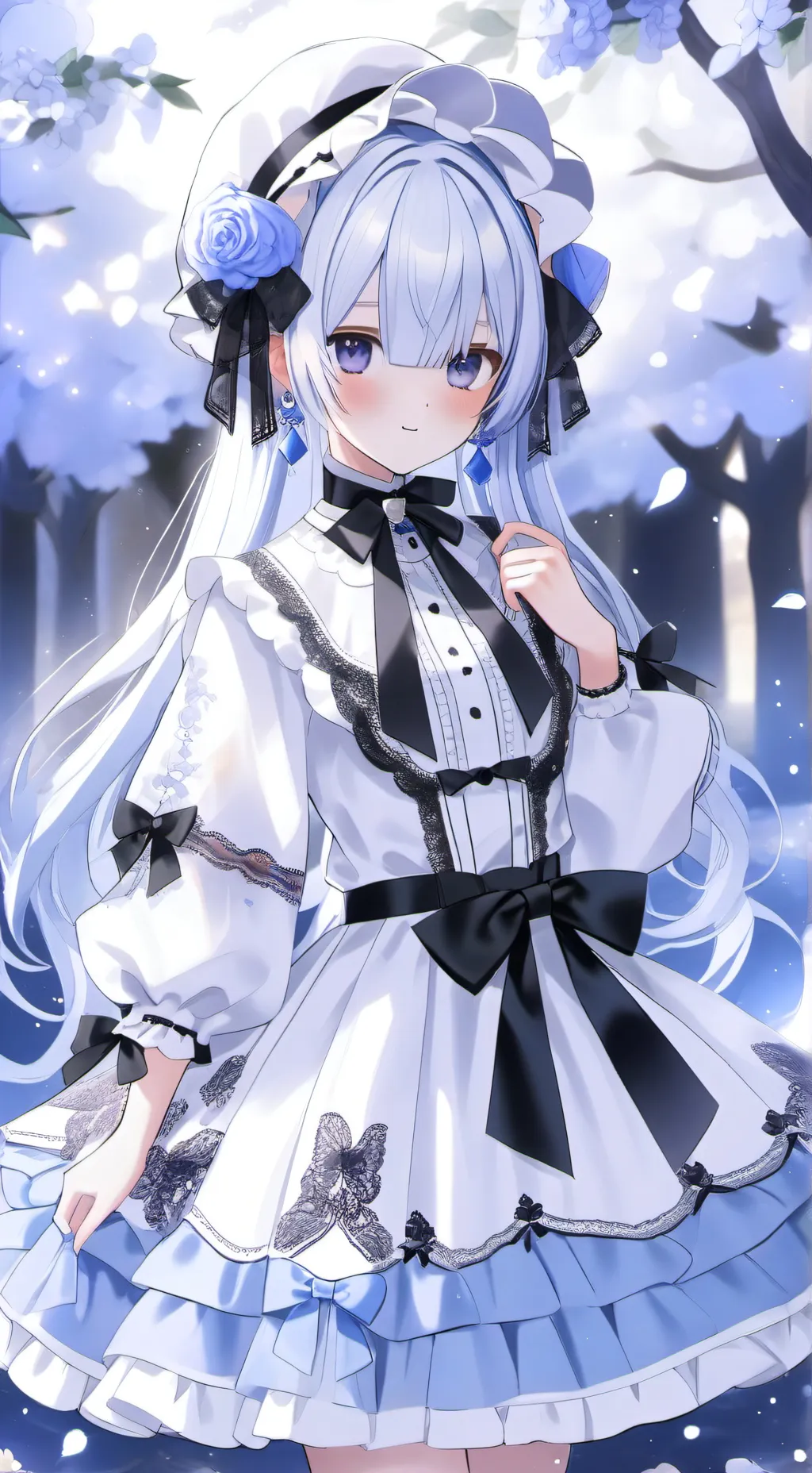 ai character: Nieve background