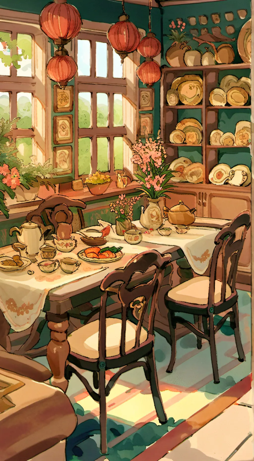 ai character: Family juega background