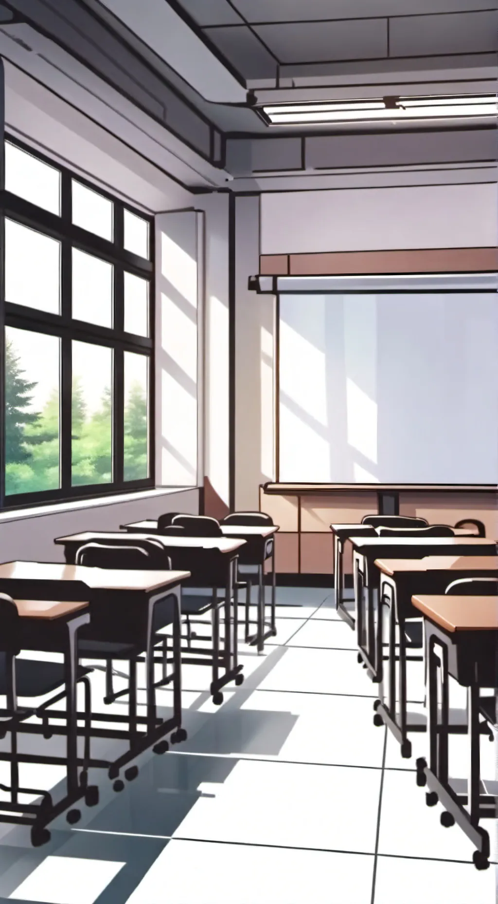 ai character: Average school background