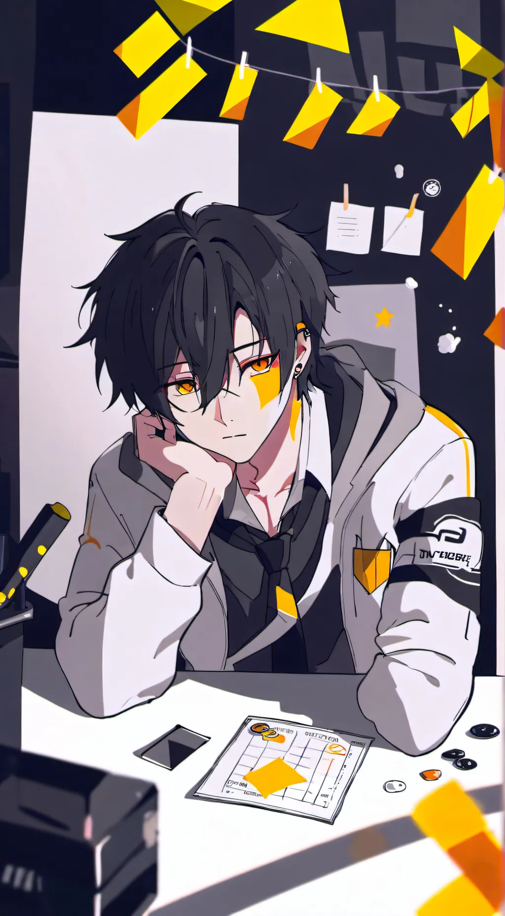 ai character: Alex:D background