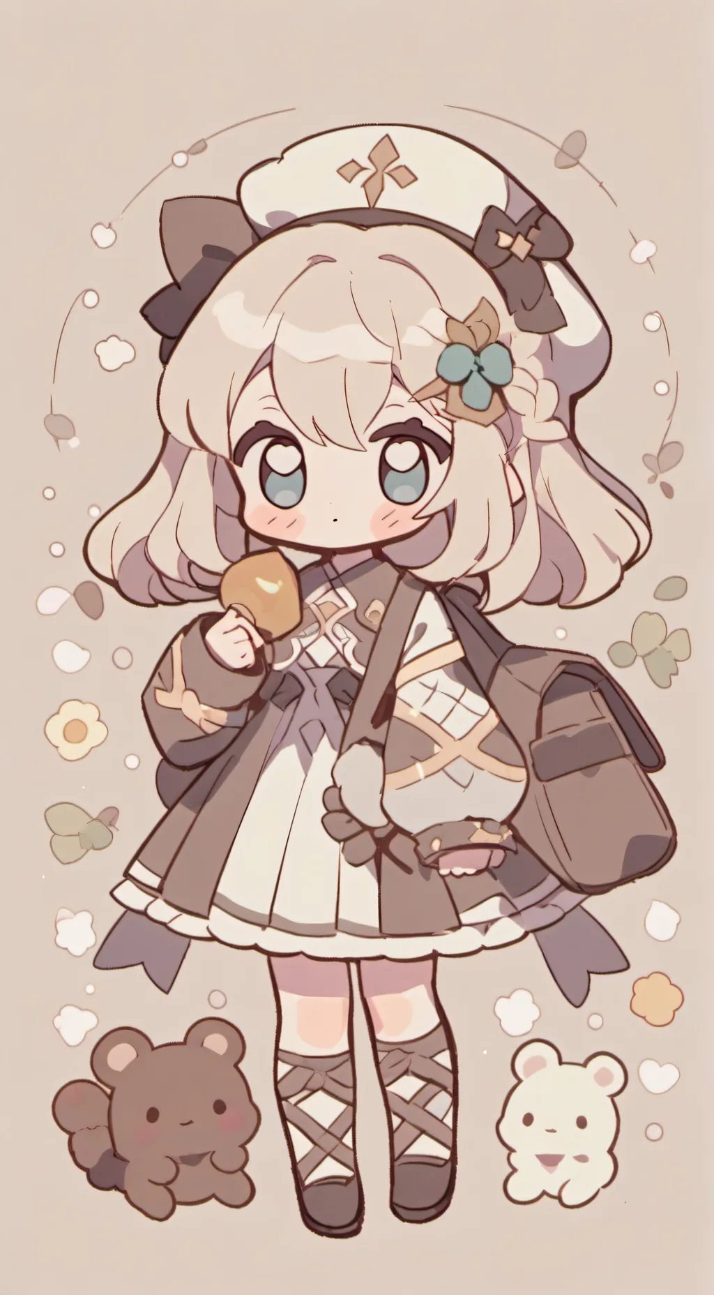 ai character: hermanita menor background