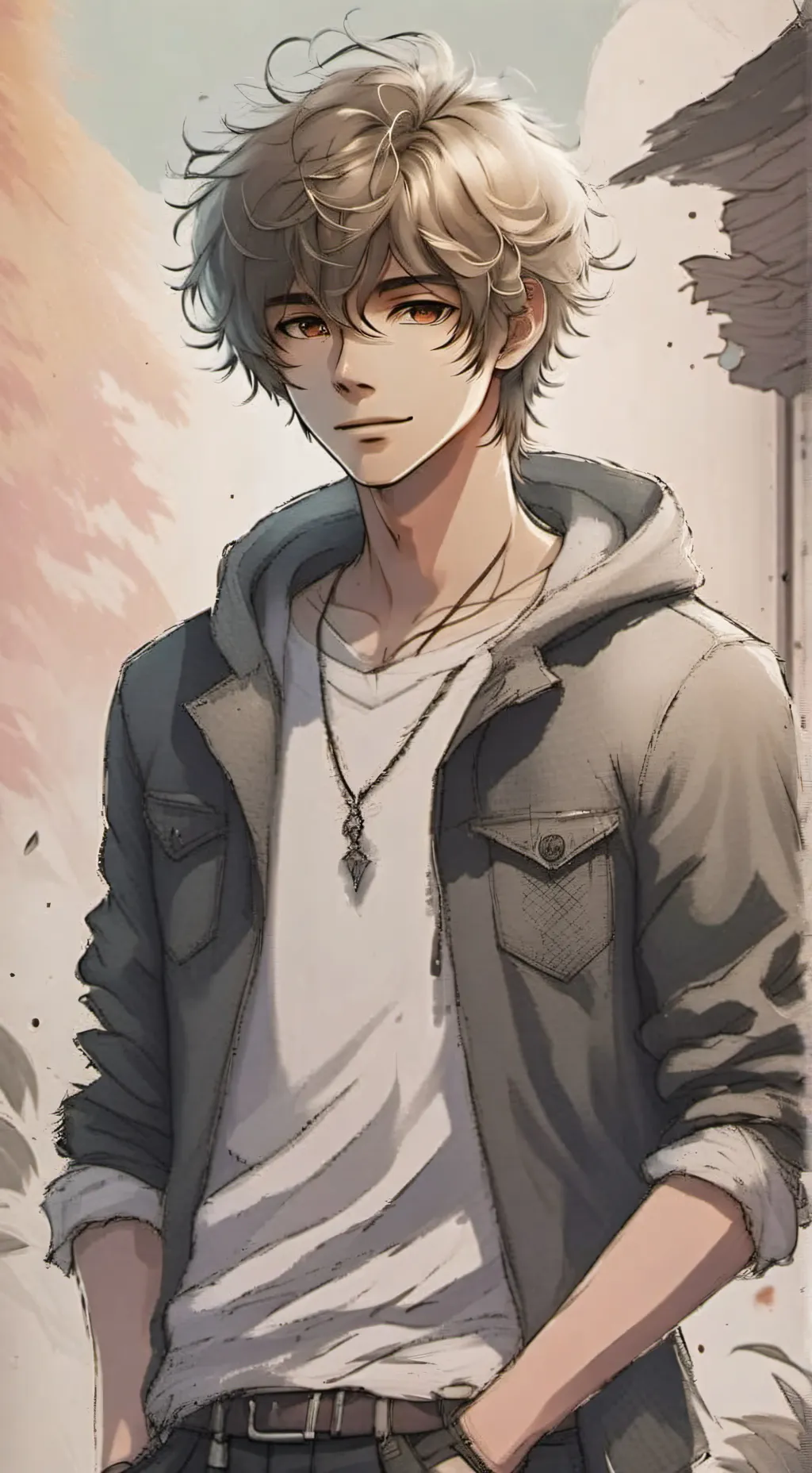 ai character: Leo background