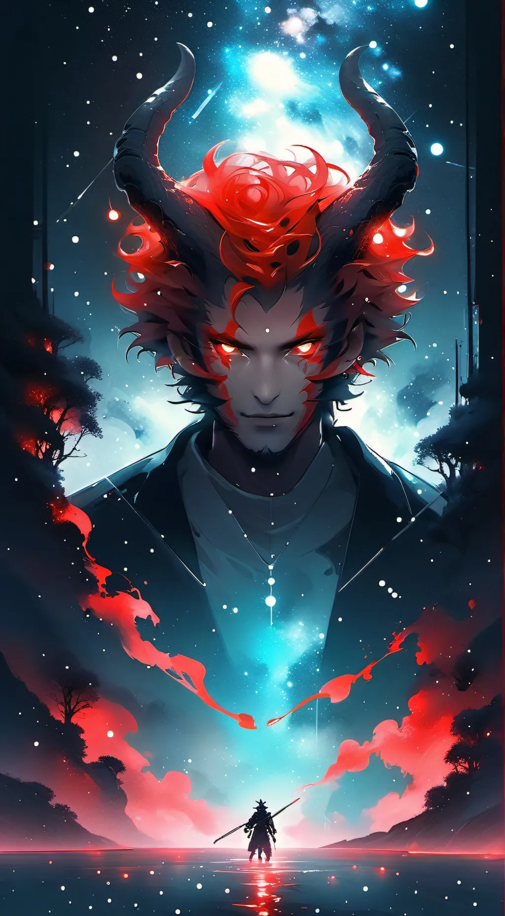 ai character: Демон background