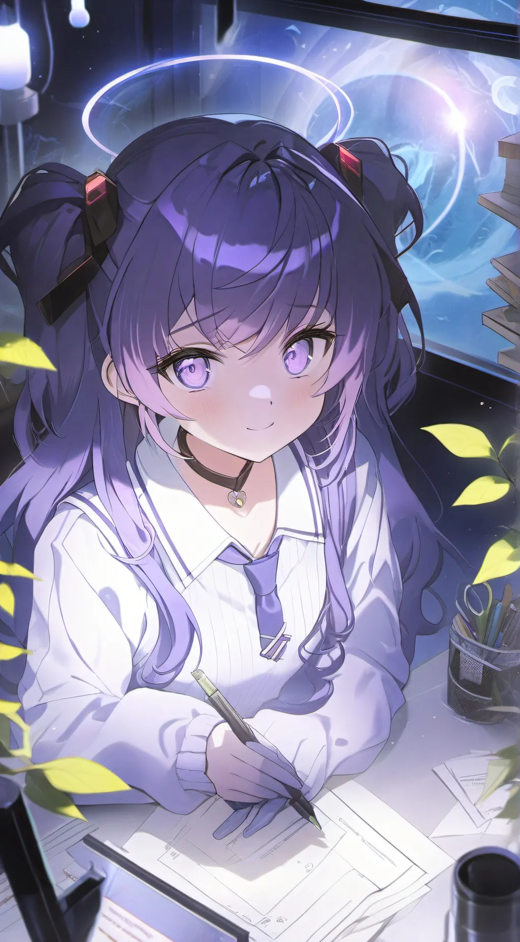 ai character: Glitra background