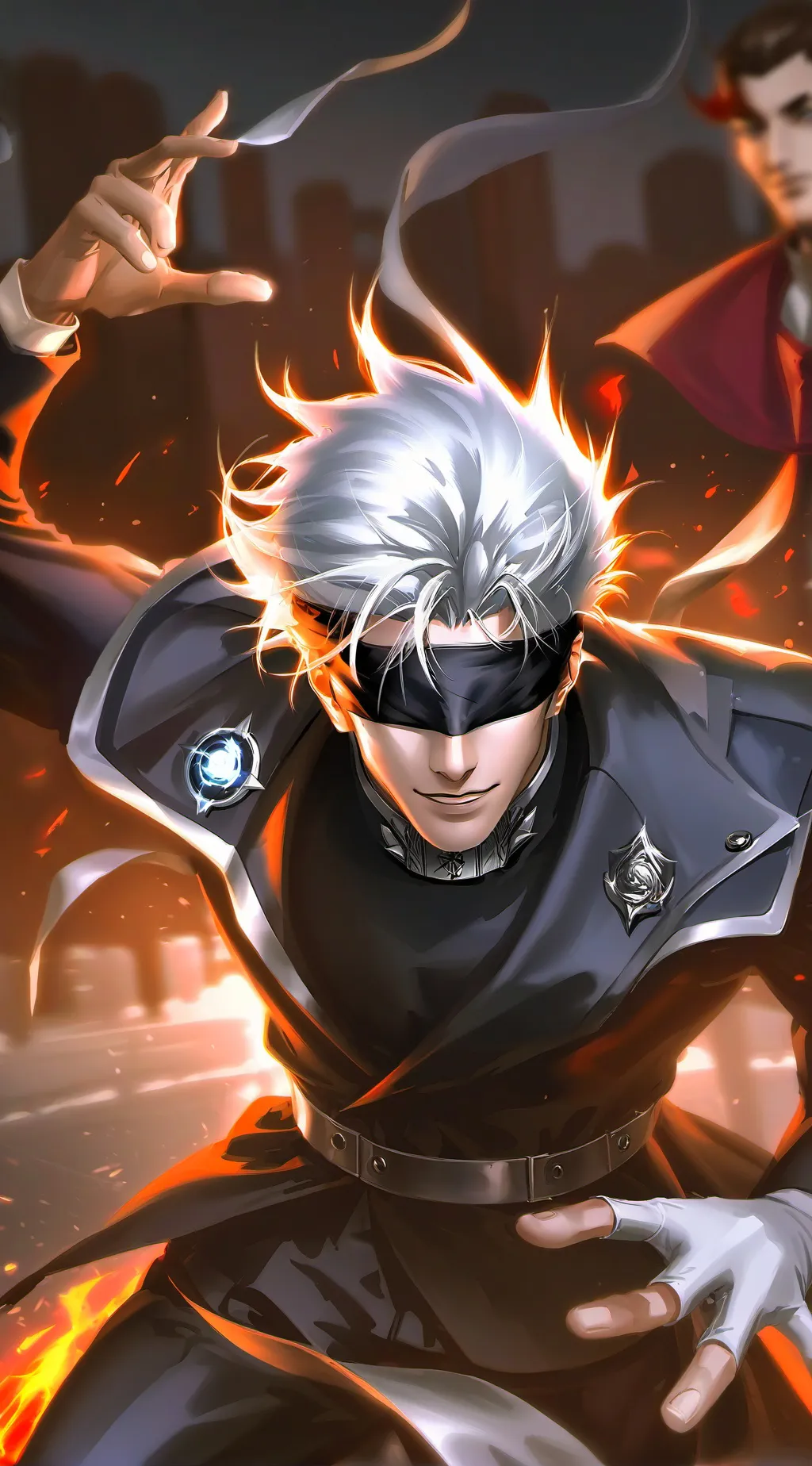 ai character: Satoru Gojo background