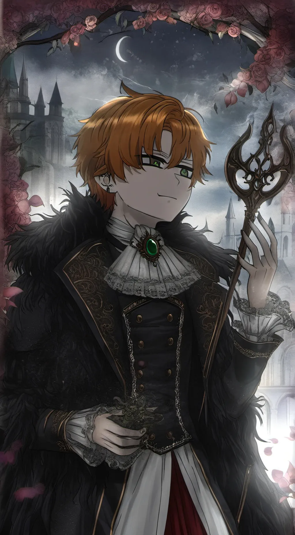 ai character: bacon background