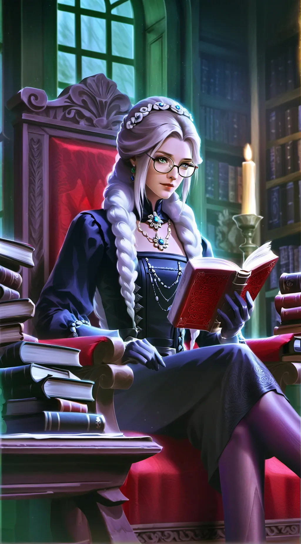 ai character: Lisa  background