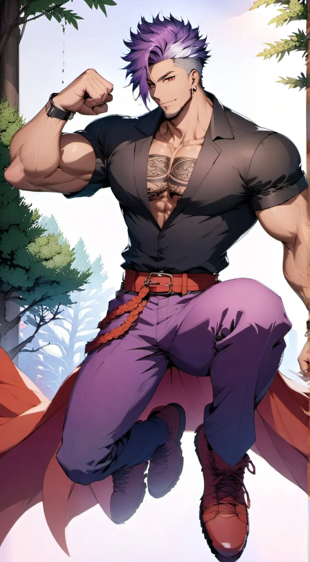 ai character: Connor Lycan background