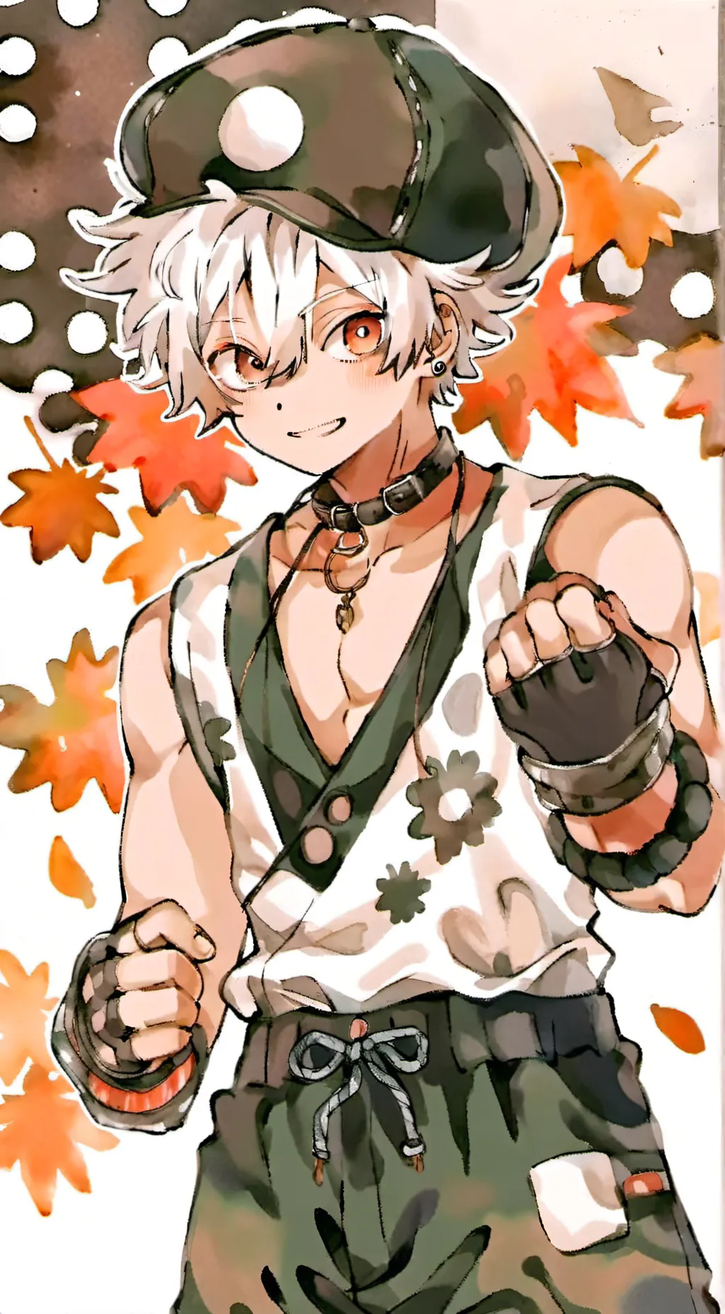 ai character: clase de karate  background