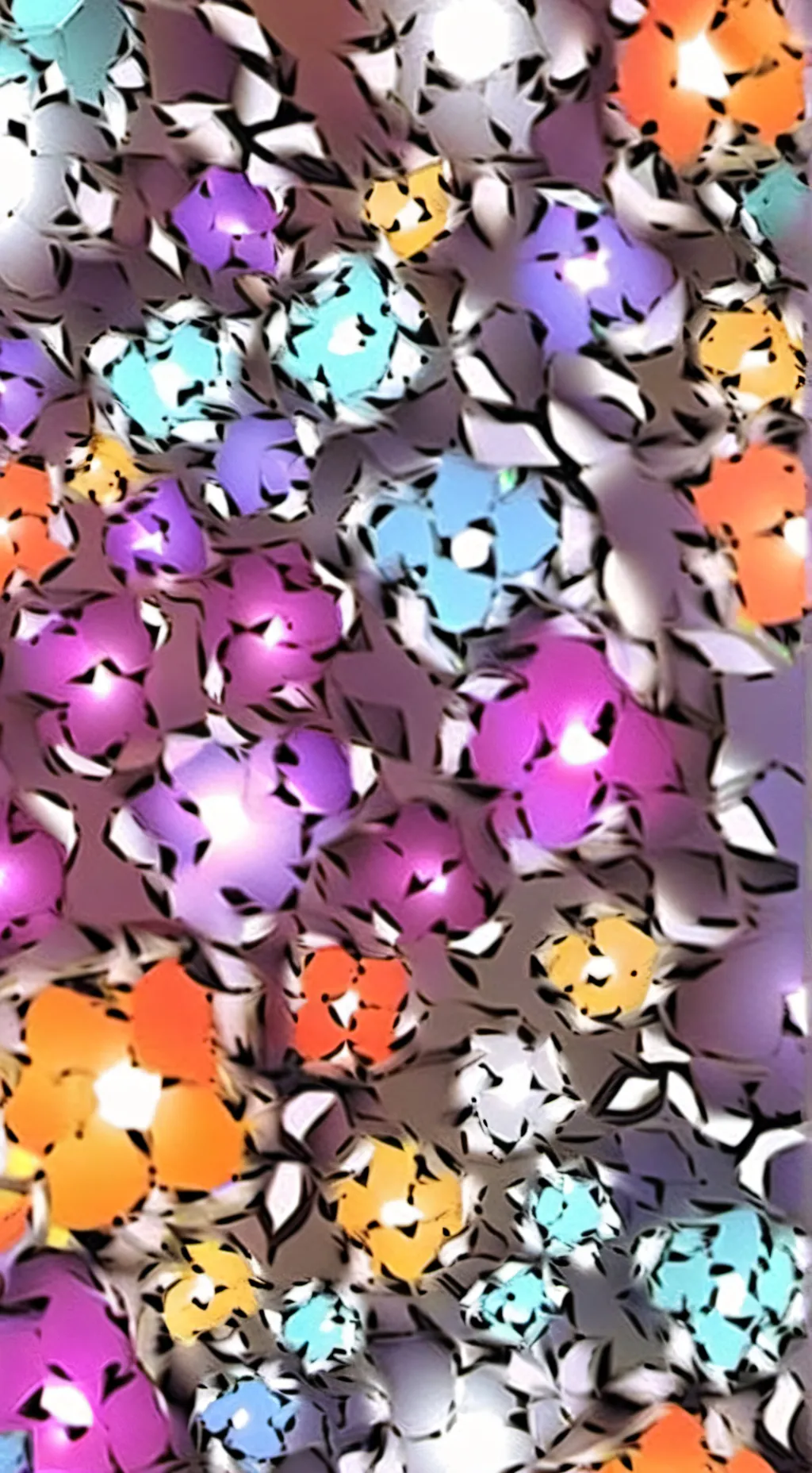 ai character: The Flower Field background