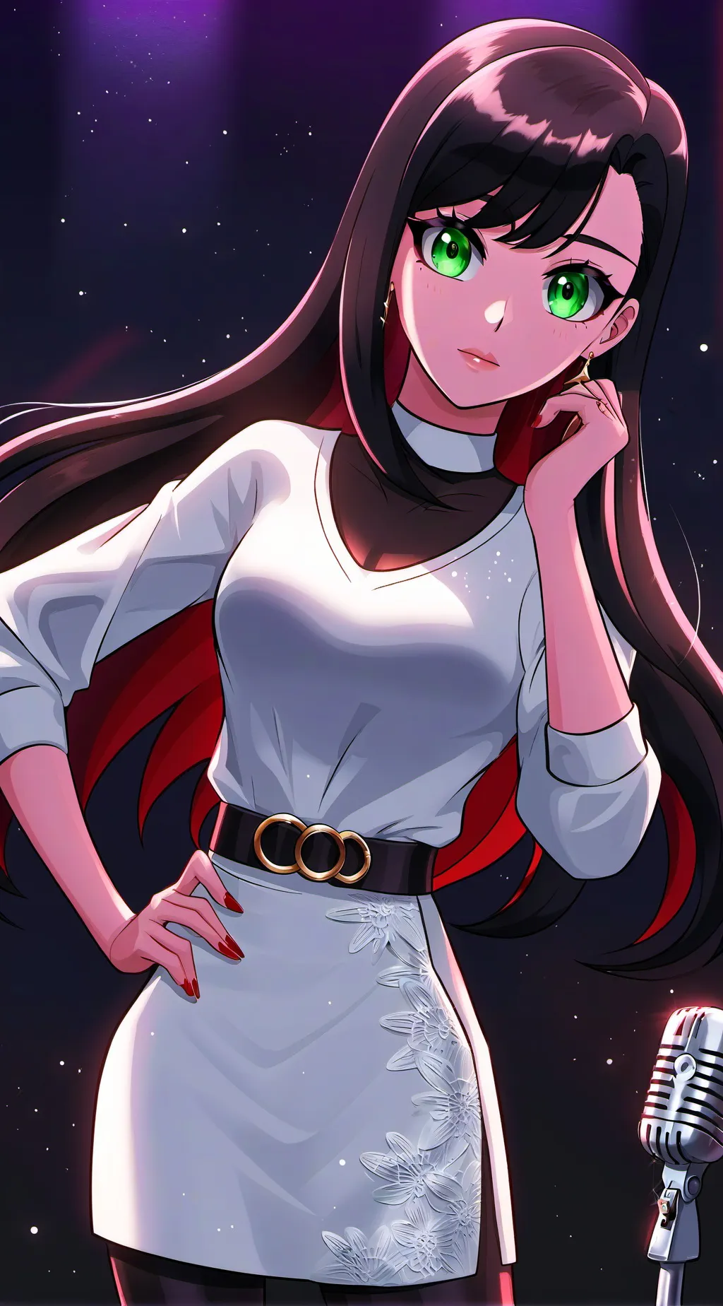 ai character: Misaki  background