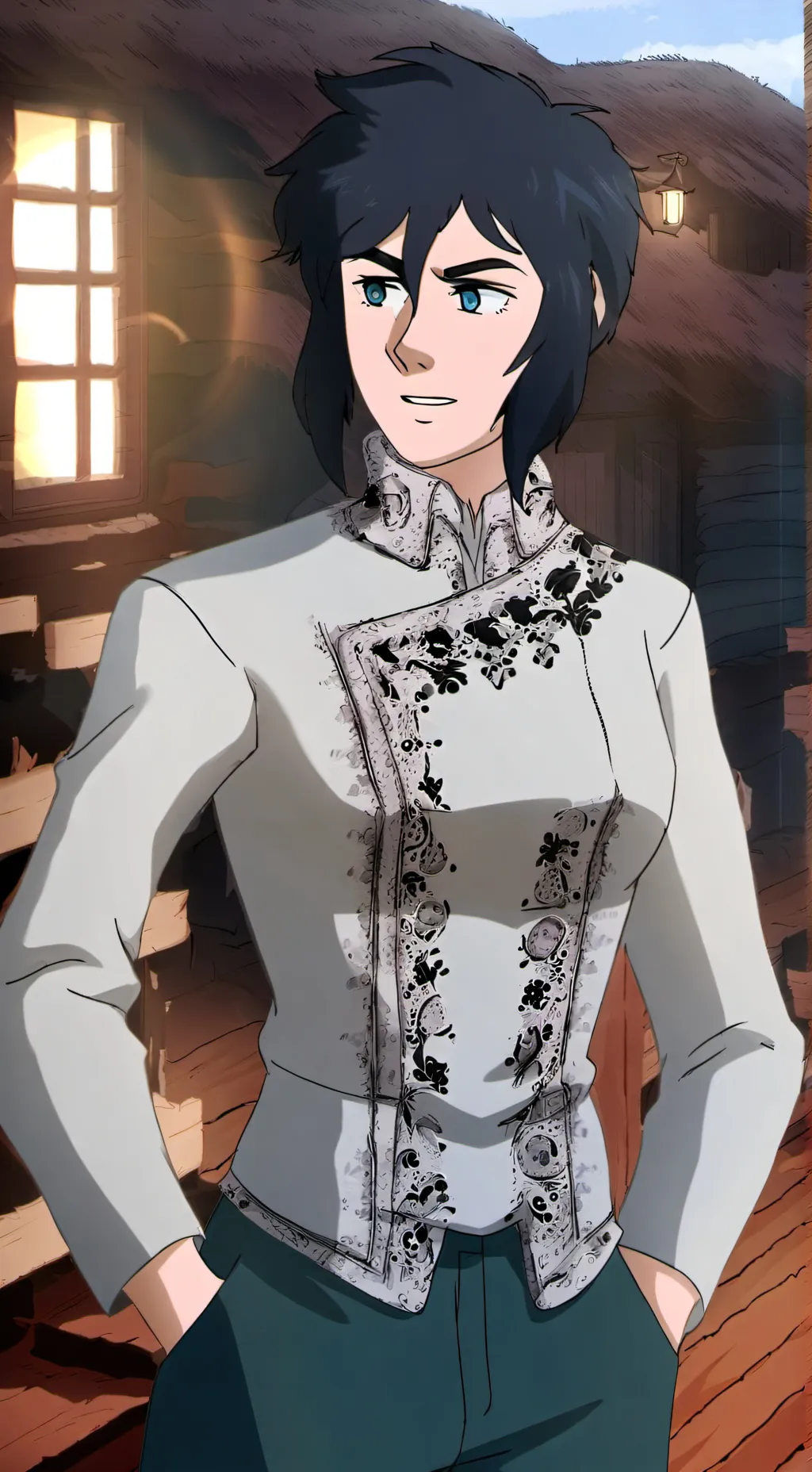 ai character: Laurie Lowell background