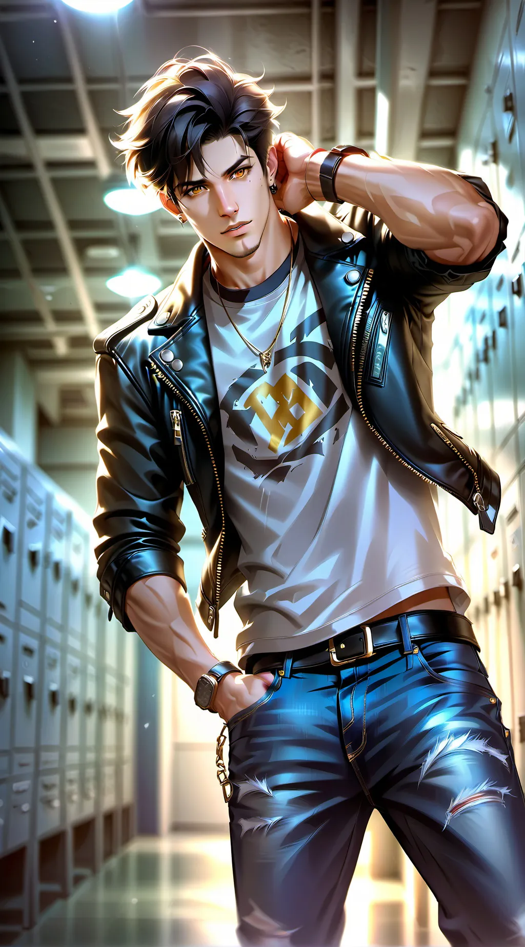 ai character: Paxton Holt background