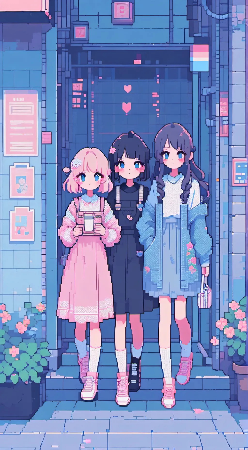 ai character: Jojo and meadow 3 background