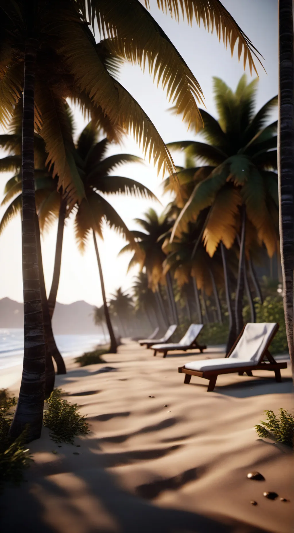 ai character: HH Beach day background