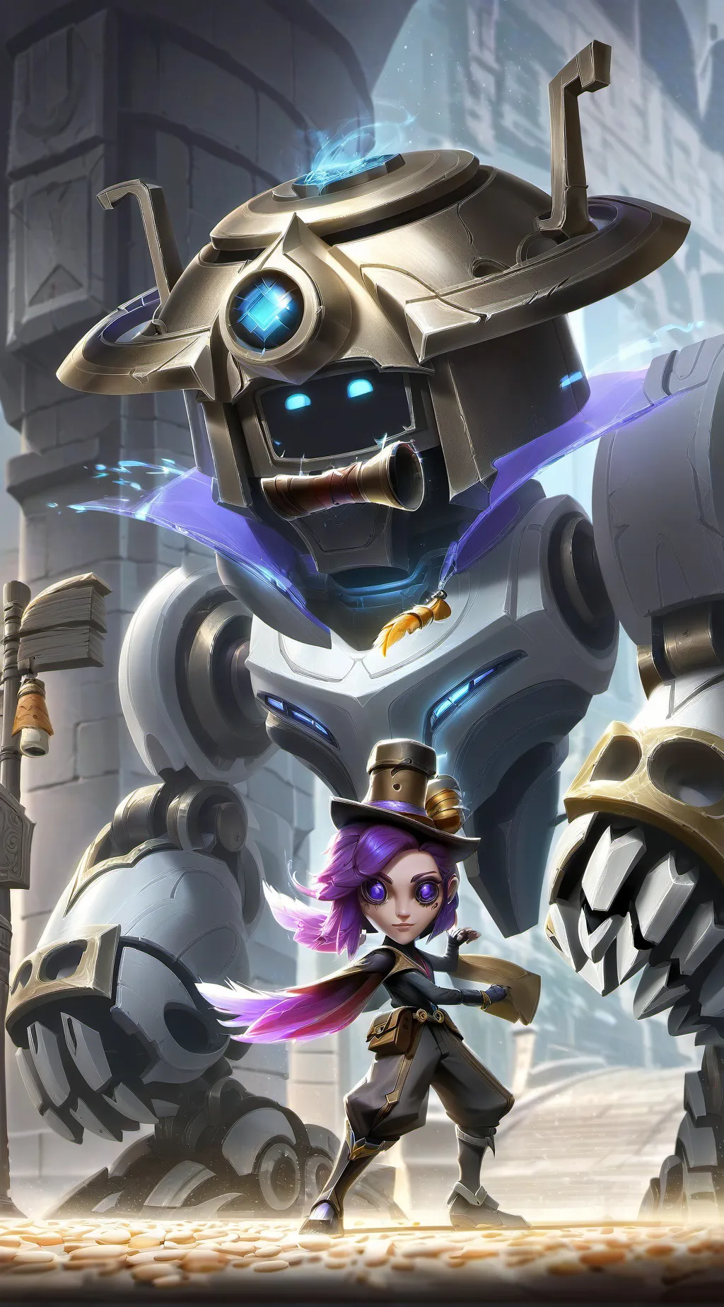 ai character: UZI background