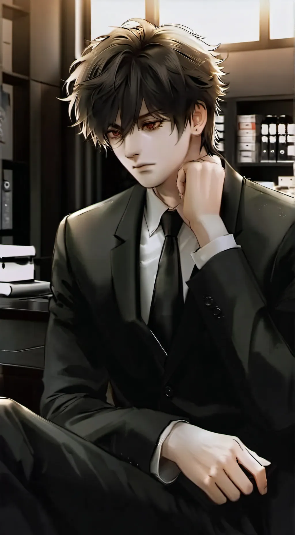 ai character: Chill Workmate background