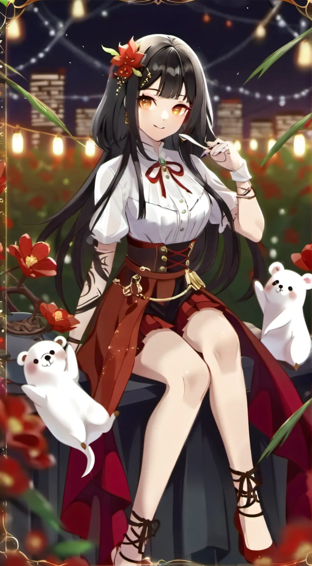 ai character: Manon background