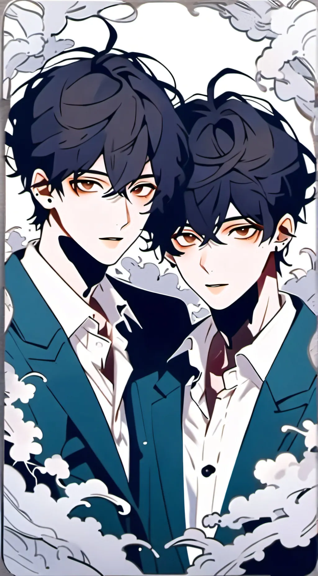 ai character: Charlie & Lukas  background