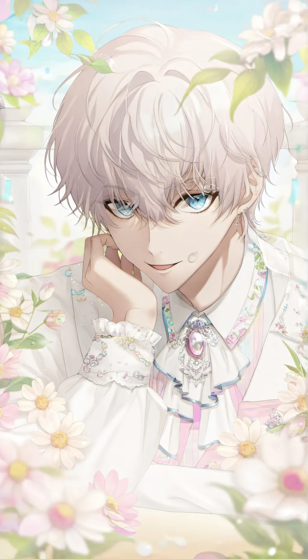 ai character: Gojo✨ background