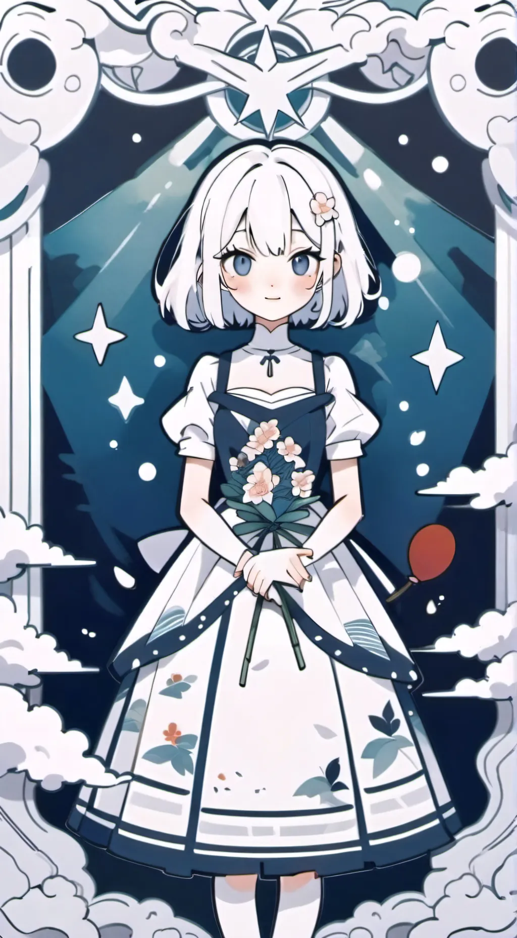 ai character: abandon baby wenda background