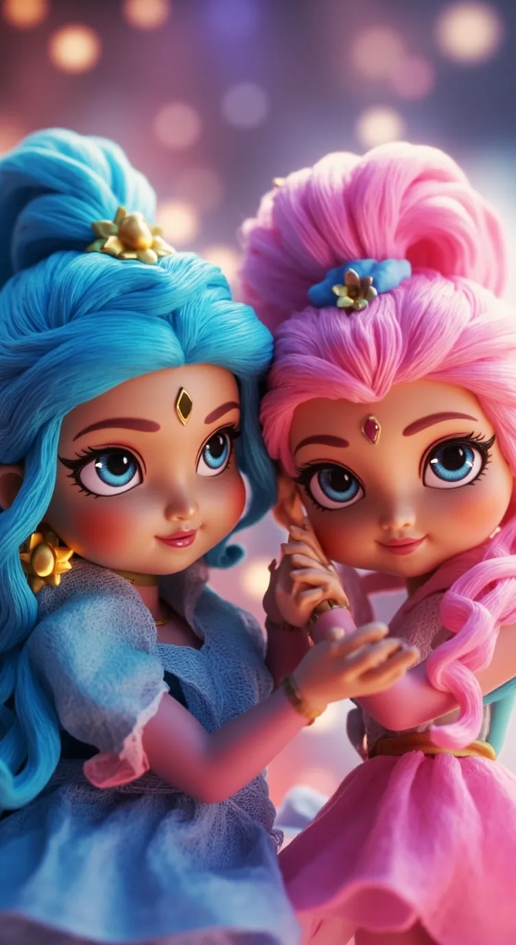 ai character: Simmer and shine  background