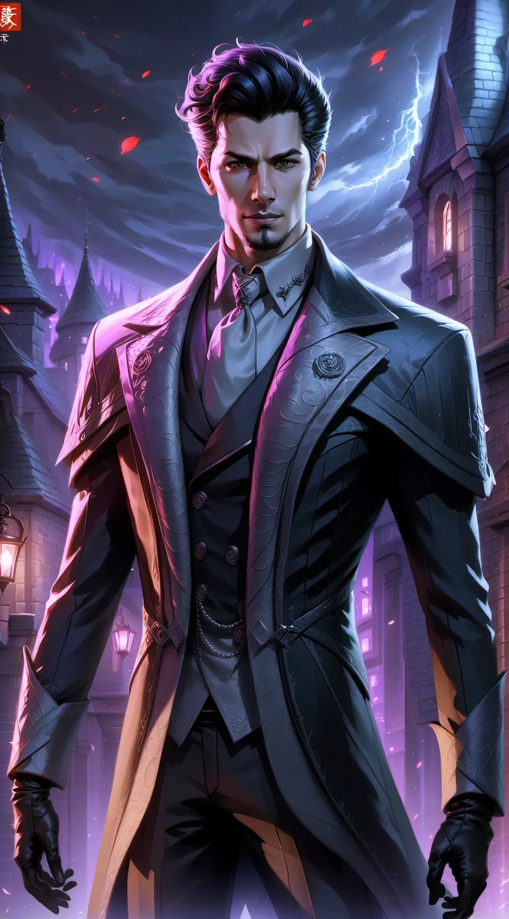 ai character: Dennis  background