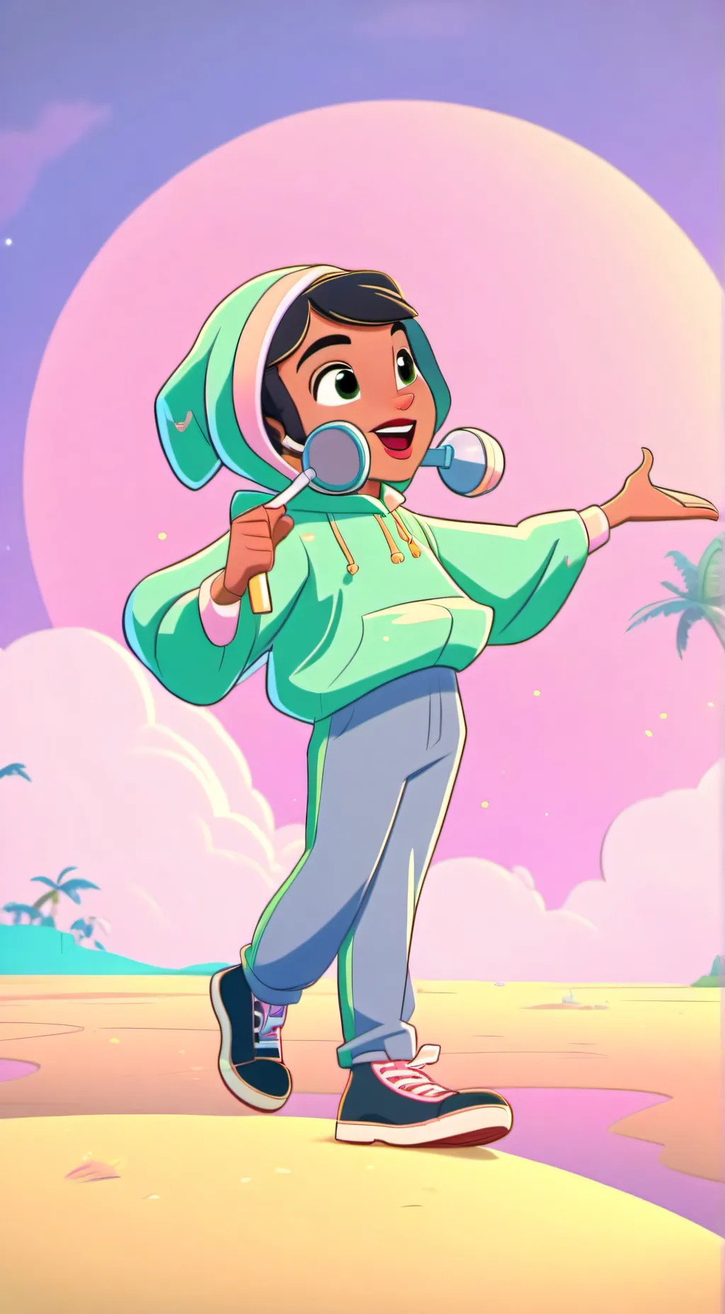 ai character: slap battles background