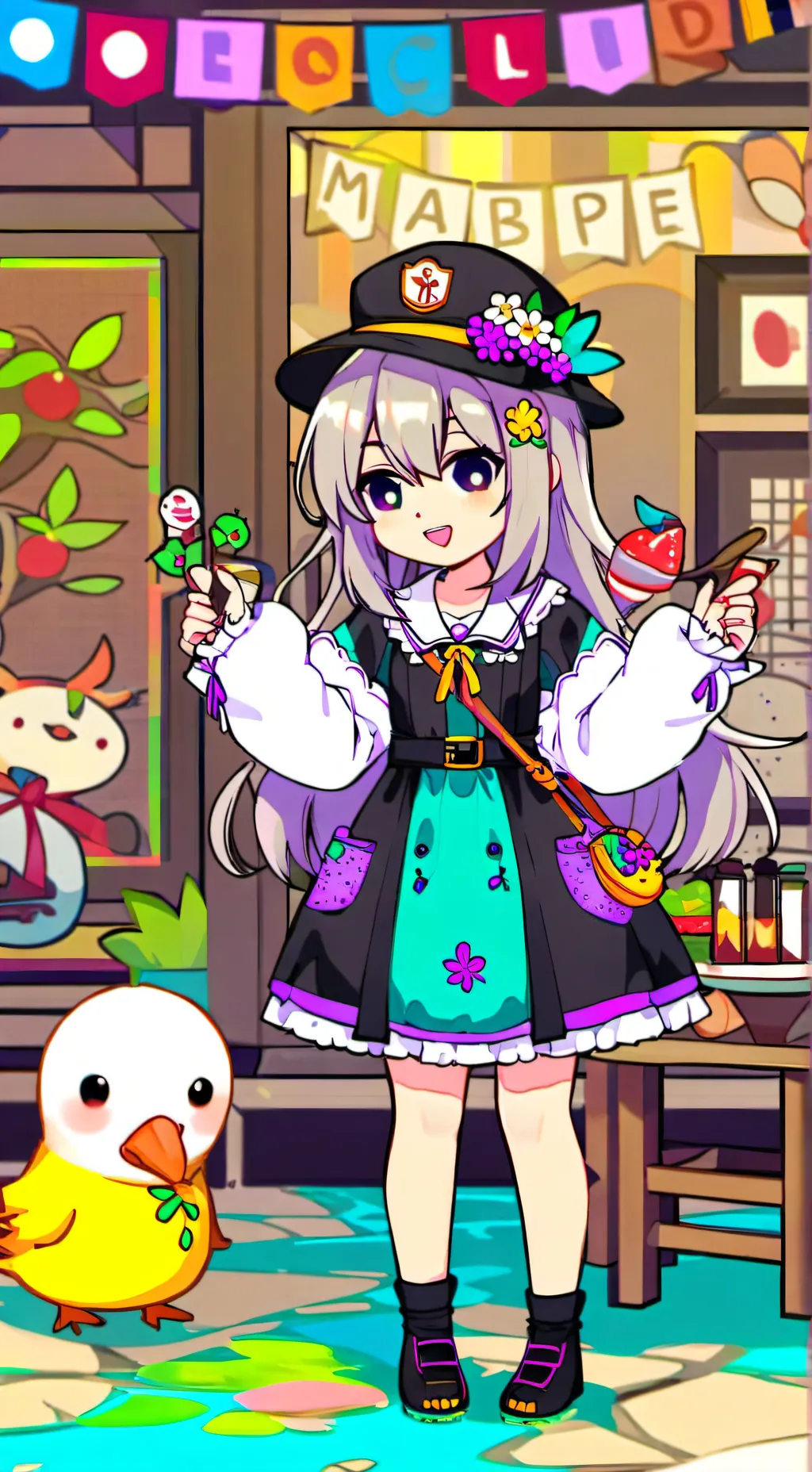 ai character: pau x celinney  background